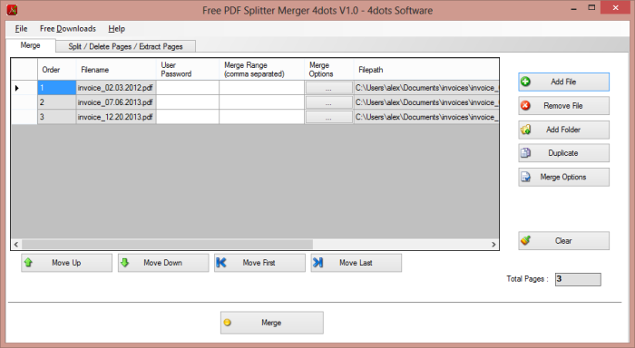 Free PDF Splitter Merger. Join PDF, merge pdf