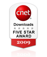 5 Star Award from CNET Download.com download.cnet.com