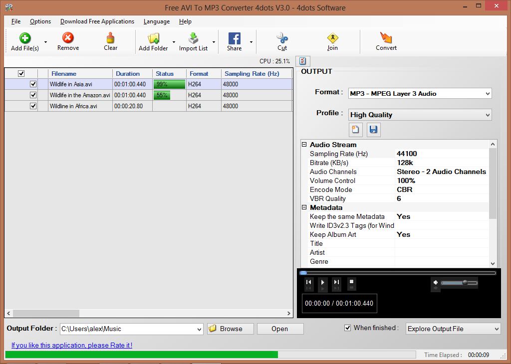 mp4 to audio converter free download
